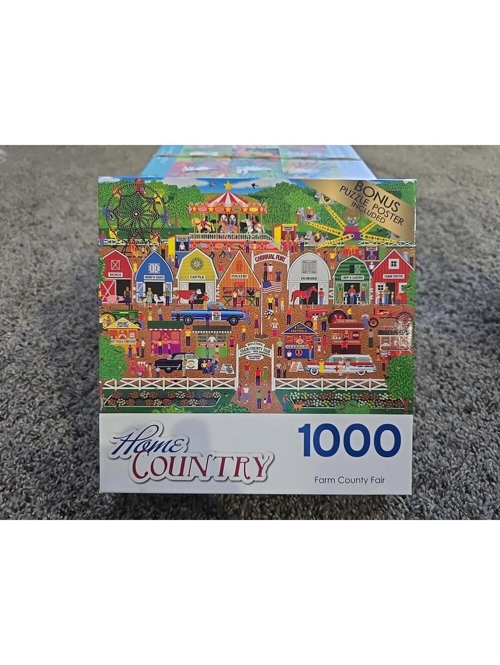 Cra-Z-Art Farm Country Fair Mark Frost 1000pc Puzzle